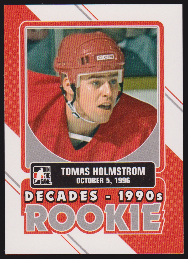2013-14 ITG Decades 1990s Rookies #DR20 Tomas Holmstrom (image for) 2013-14 ITG Decades 1990s Rookies #DR20 Tomas Holmstrom