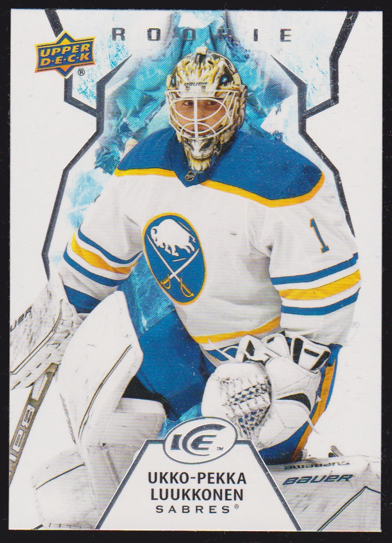 2021-22 Upper Deck Ice #102 Ukko-Pekka Luukkonen RC (image for) 2021-22 Upper Deck Ice #102 Ukko-Pekka Luukkonen RC