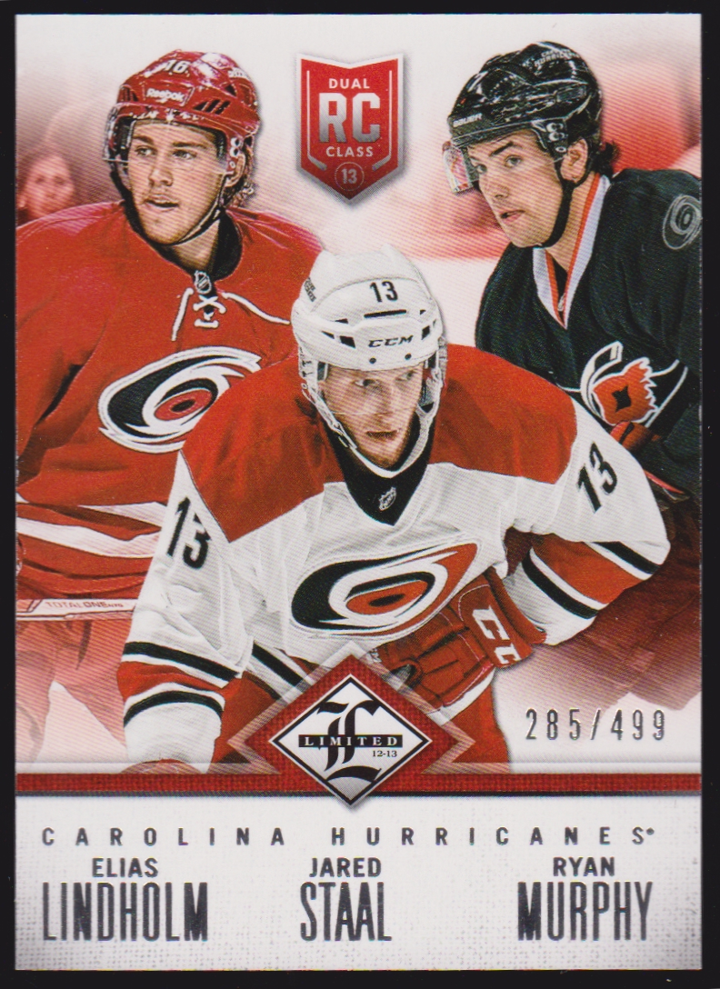 (image for) 2012-13 Limited Rookie Redemption #5 Elias Lindholm/Jared Staal/Ryan Murphy 285/499 - XRC