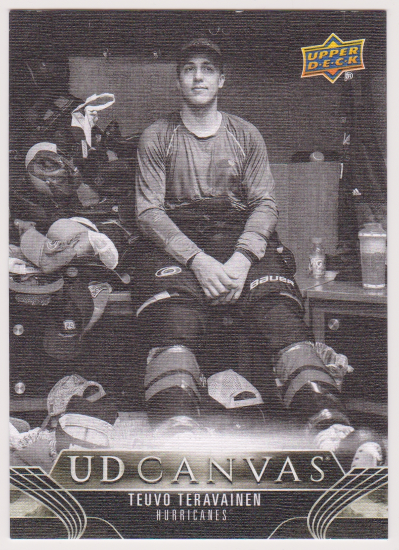 (image for) 2023-24 Upper Deck UD Canvas Black and White #C137 Teuvo Teravainen