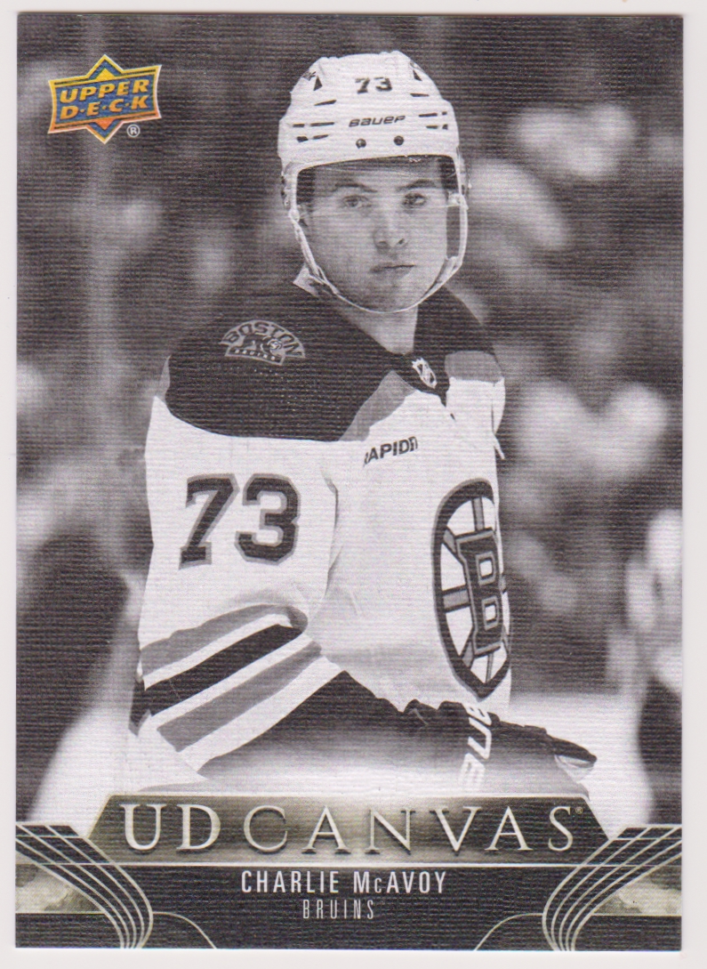 (image for) 2023-24 Upper Deck UD Canvas Black and White #C127 Charlie McAvoy
