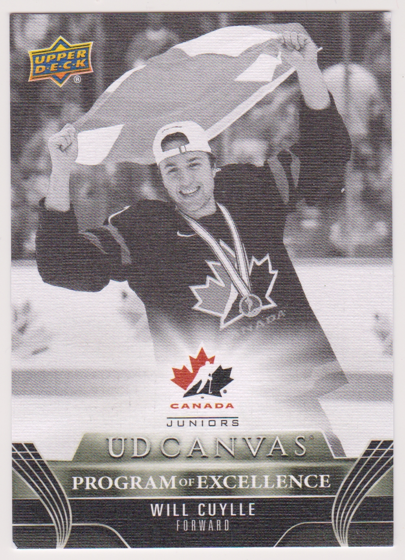 (image for) 2023-24 Upper Deck UD Canvas Black and White #C263 Will Cuylle - Program of Excellence (POE) - RC Year