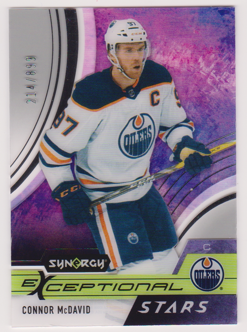 2021-22 Synergy Exceptional Stars #ESCM Connor McDavid 214/899 (image for) 2021-22 Synergy Exceptional Stars #ESCM Connor McDavid 214/899