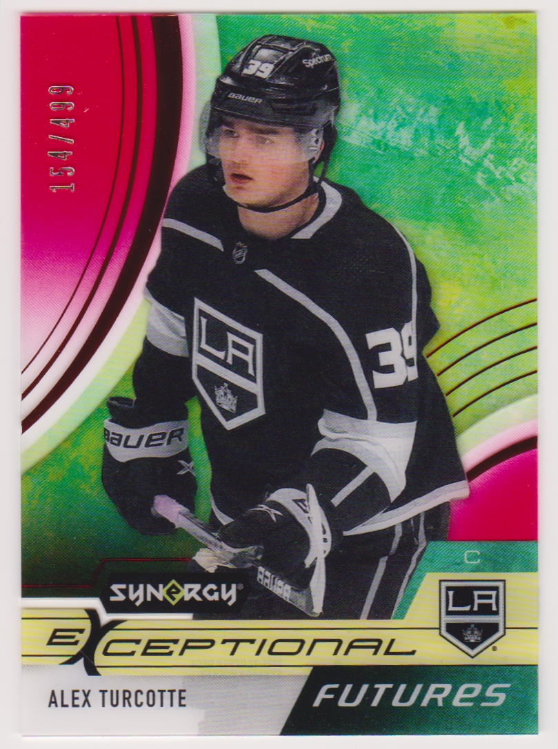 (image for) 2021-22 Synergy Exceptional Futures Red #EFAT Alex Turcotte 154/499 - RC Year
