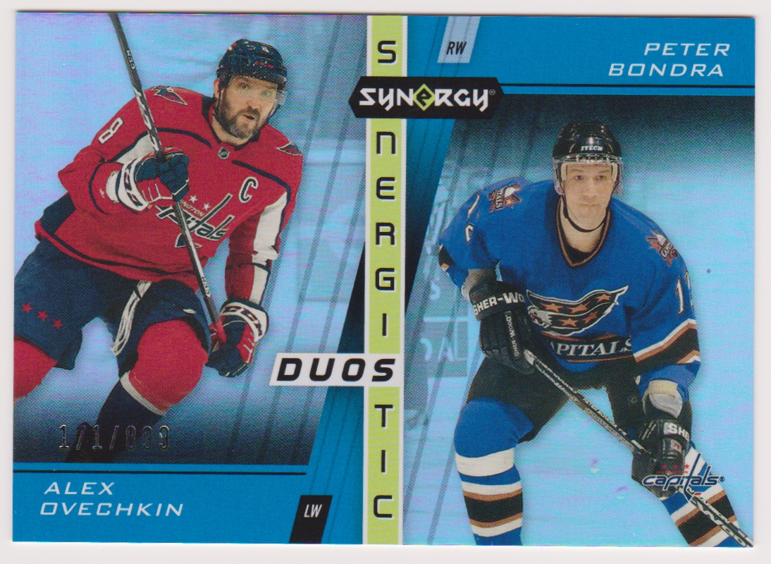 (image for) 2021-22 Synergy Synergistic Duos Stars and Legends #SD1 Alexander Ovechkin/Peter Bondra 171/899