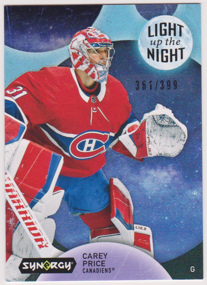 (image for) 2022-23 Synergy Light Up the Night Blue #LNCP Carey Price 361/399