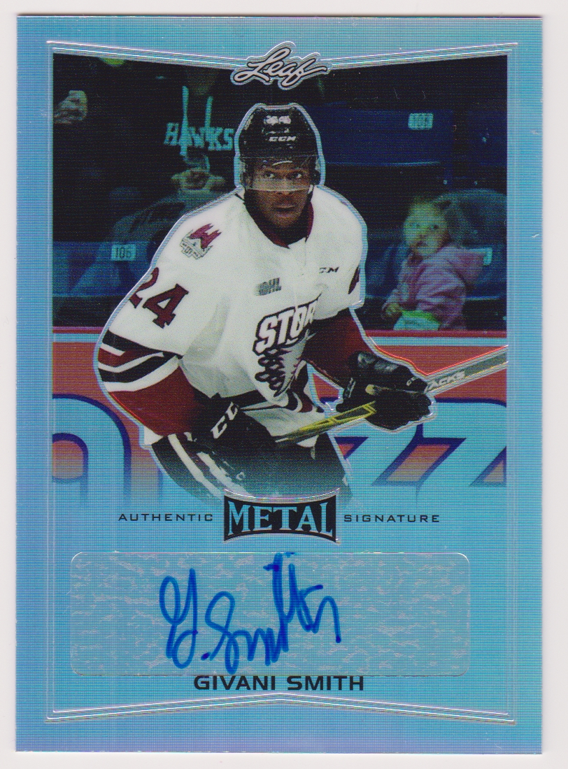 2015-16 Leaf Metal #BAGS2 Givani Smith AUTO (image for) 2015-16 Leaf Metal #BAGS2 Givani Smith AUTO