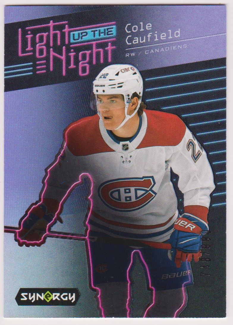 (image for) 2023-24 Synergy Light Up the Night #LNCC Cole Caufield 748/999