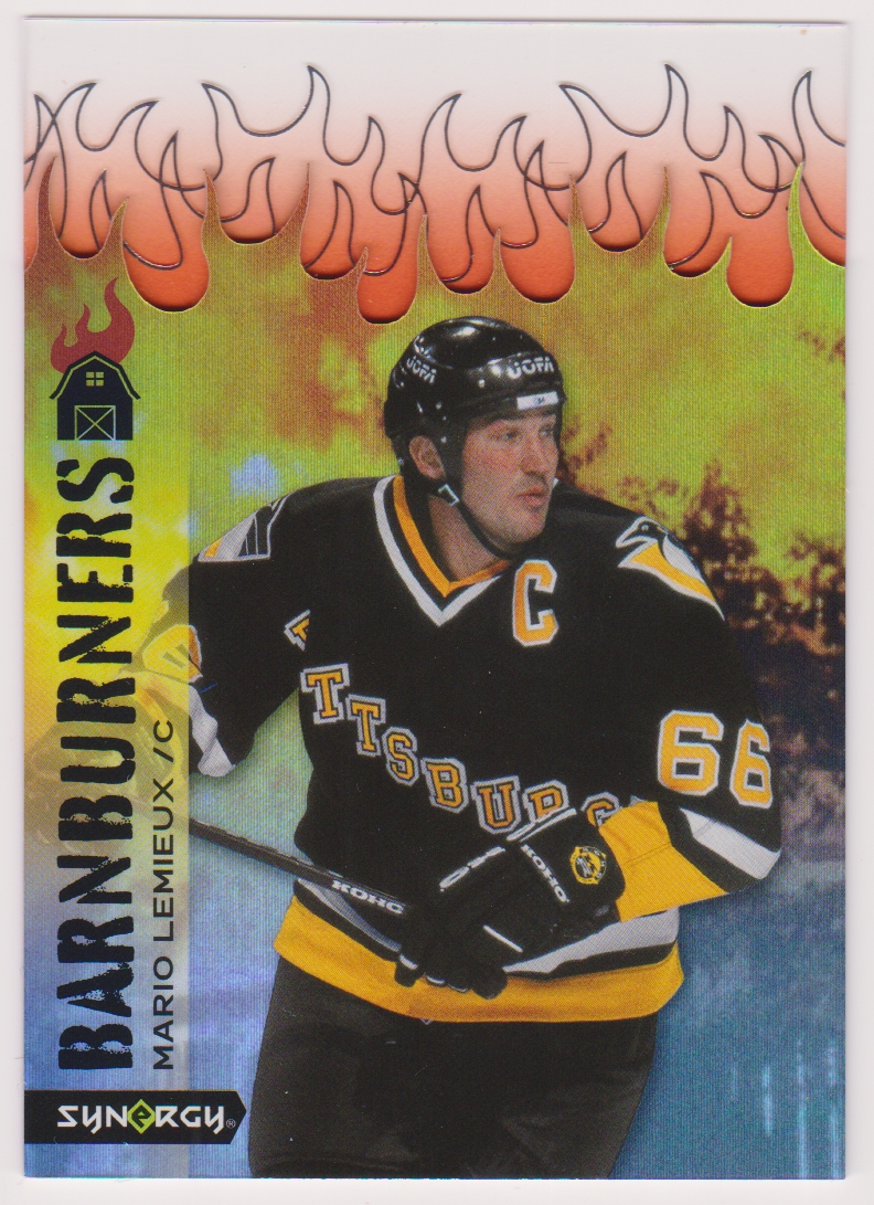 2023-24 Synergy Barnburners #BARN4 Mario Lemieux (image for) 2023-24 Synergy Barnburners #BARN4 Mario Lemieux