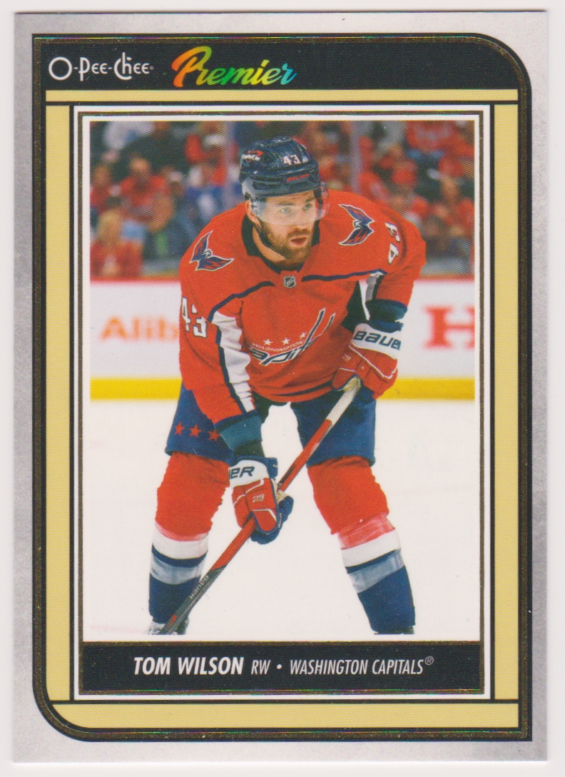 2022-23 O-Pee-Chee OPC Premier #P56 Tom Wilson (image for) 2022-23 O-Pee-Chee OPC Premier #P56 Tom Wilson