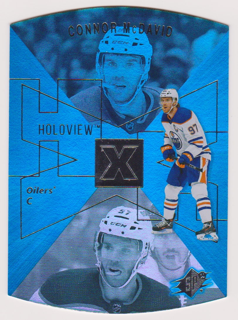2023-24 Upper Deck '97-98 SPx Holoview Retros #SPX39 Connor McDavid (image for) 2023-24 Upper Deck '97-98 SPx Holoview Retros #SPX39 Connor McDavid