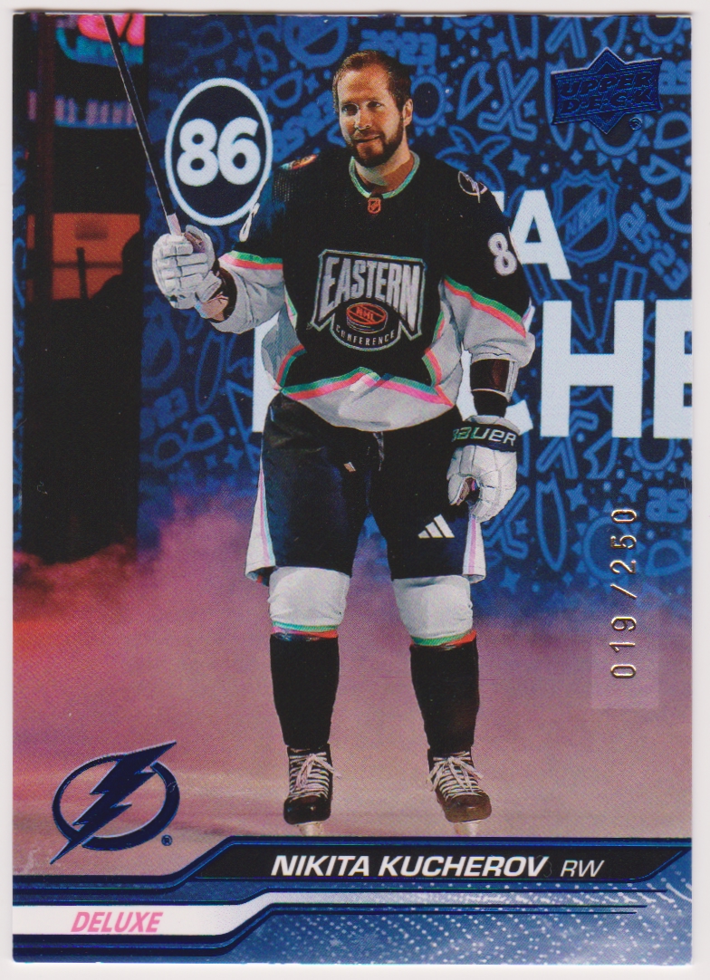 (image for) 2023-24 Upper Deck Deluxe #656 Nikita Kucherov All-Stars 019/250
