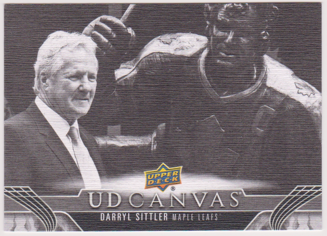 (image for) 2023-24 Upper Deck UD Canvas Black and White #C399 Darryl Sittler - Legends