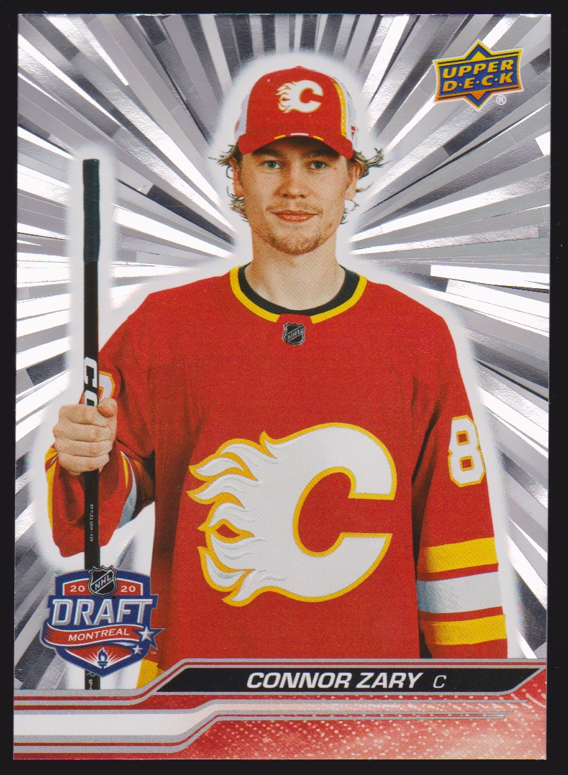 (image for) 2023-24 Upper Deck Outburst Silver #737 Connor Zary 1st round selection subset