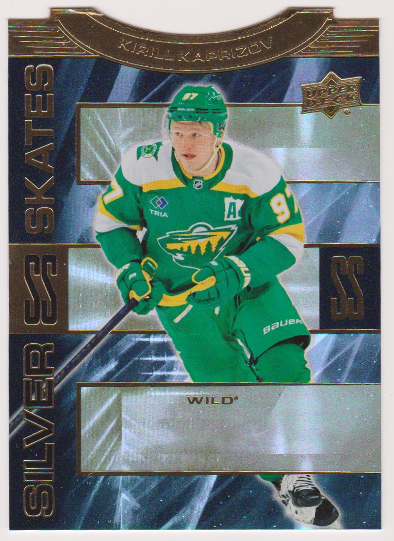 2023-24 Upper Deck Silver Skates Gold #SS15 Kirill Kaprizov (image for) 2023-24 Upper Deck Silver Skates Gold #SS15 Kirill Kaprizov