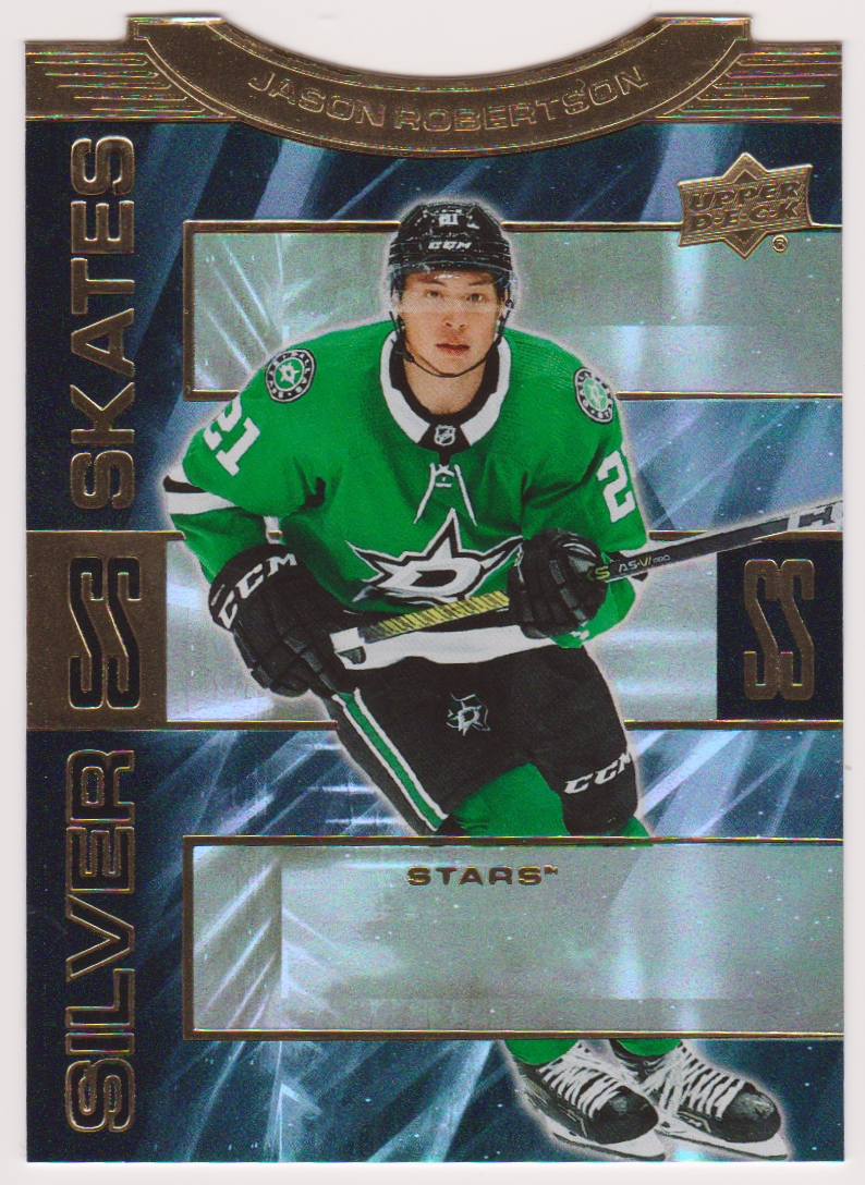 2023-24 Upper Deck Silver Skates Gold #SS13 Jason Robertson (image for) 2023-24 Upper Deck Silver Skates Gold #SS13 Jason Robertson