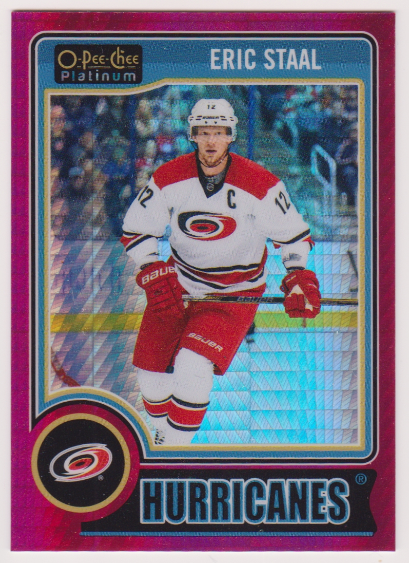 (image for) 2014-15 O-Pee-Chee Platinum Red Prism #6 Eric Staal 021/135