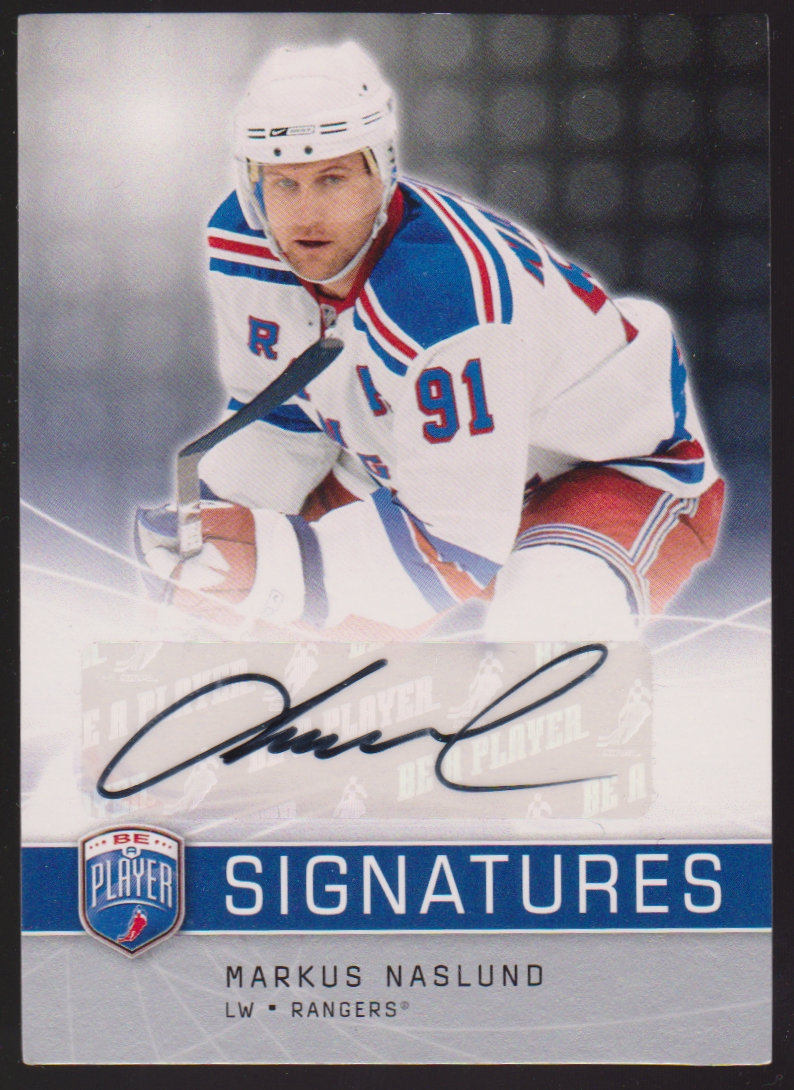 (image for) 2008-09 Be A Player Signatures #SMN Markus Naslund