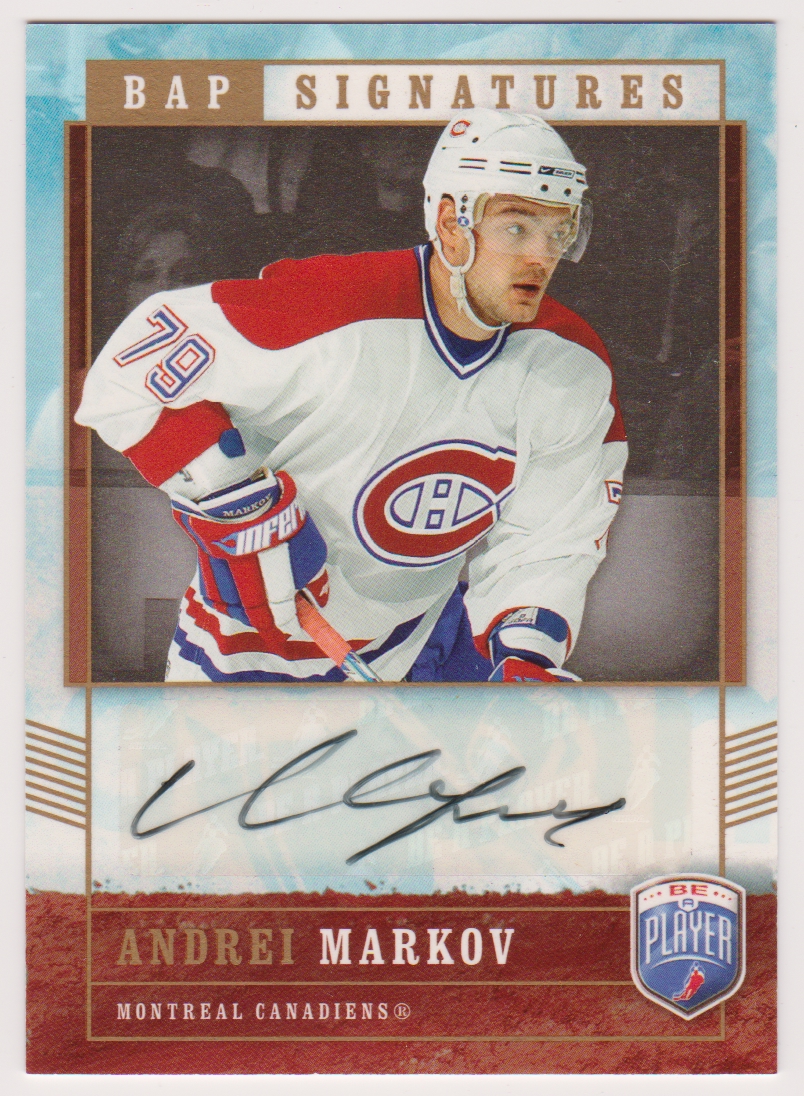 (image for) 2006-07 Be A Player Signatures #AM Andrei Markov