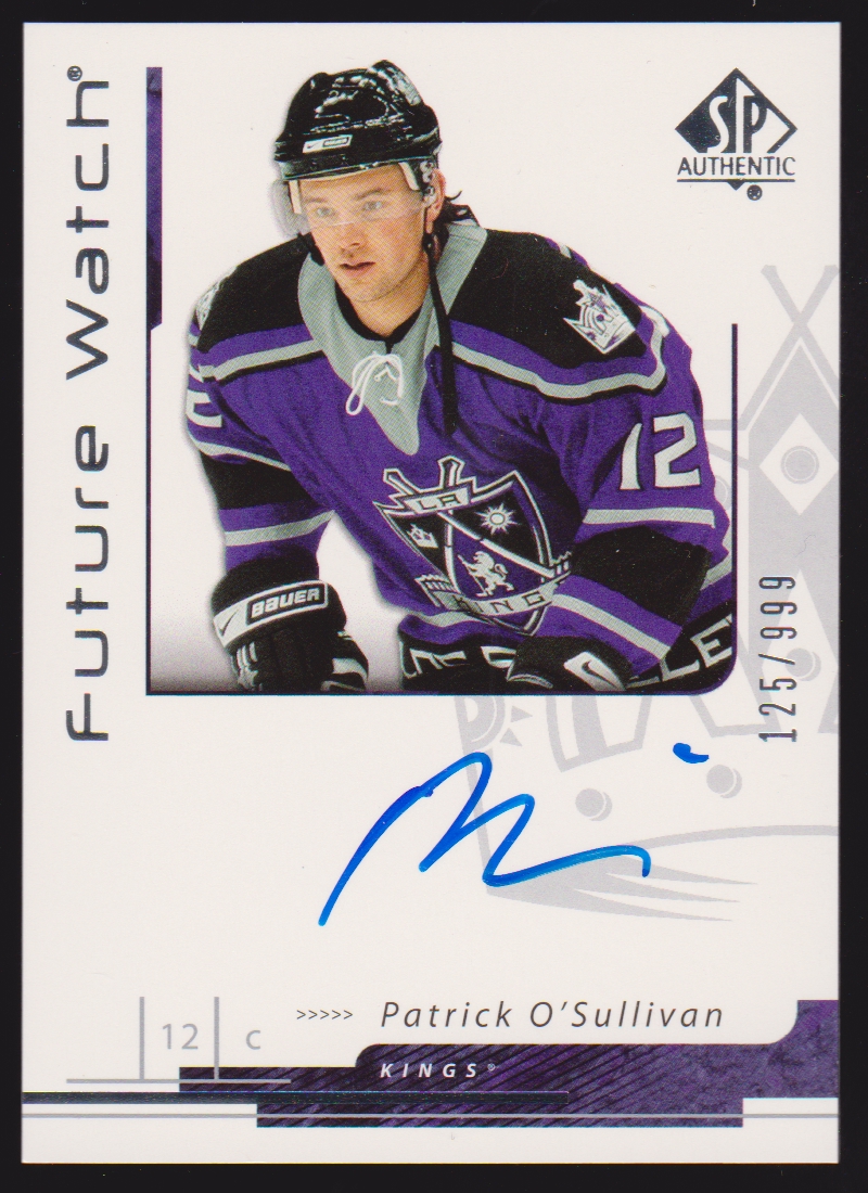 (image for) 2006-07 SP Authentic #183 Patrick O'Sullivan AUTO RC 125/999