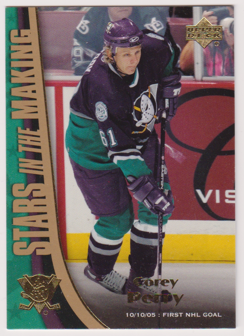 2005-06 Upper Deck Stars in the Making #SM4 Corey Perry (image for) 2005-06 Upper Deck Stars in the Making #SM4 Corey Perry