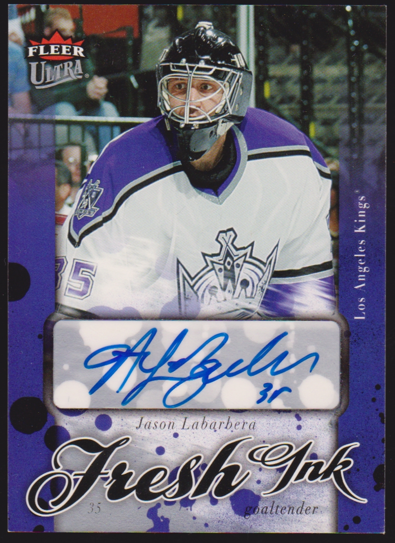 2006-07 Ultra Fresh Ink #IJL Jason Labarbera AUTO (image for) 2006-07 Ultra Fresh Ink #IJL Jason Labarbera AUTO