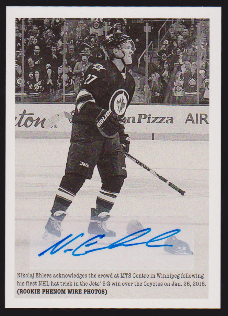 (image for) 2015-16 Upper Deck Portfolio Autographs #299 Nikolaj Ehlers