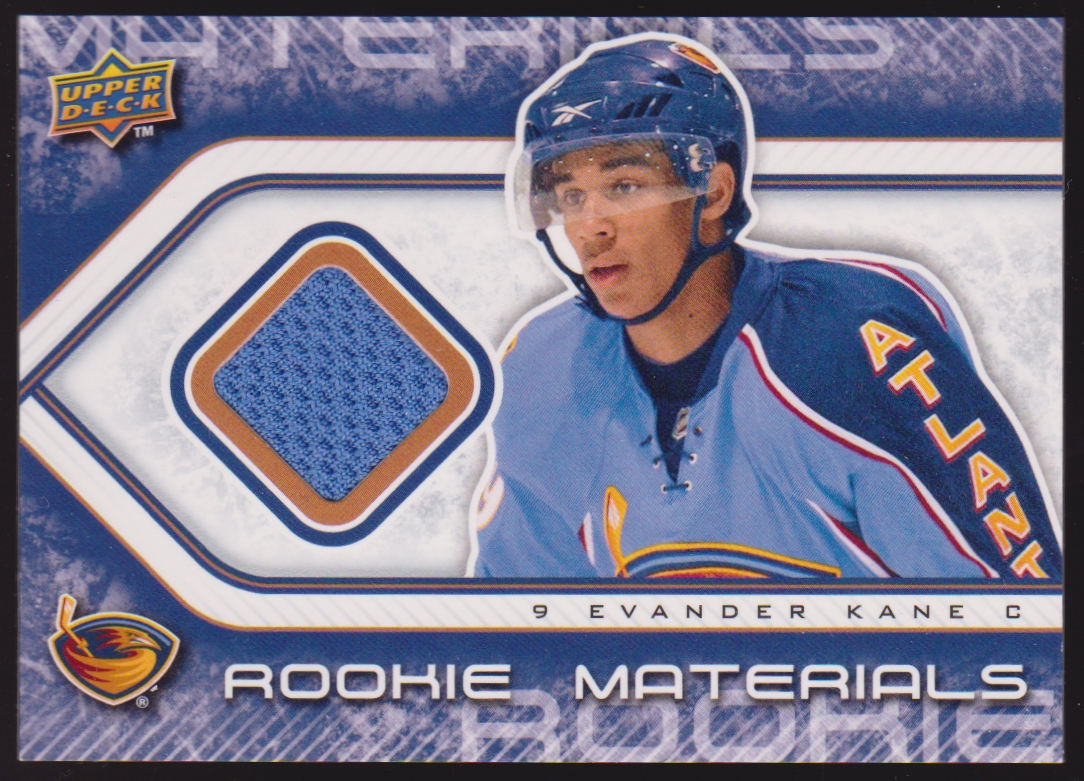 (image for) 2009-10 Upper Deck Rookie Materials #RMKA Evander Kane RC YEAR