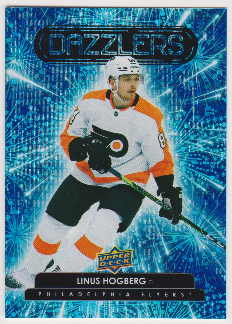 (image for) 2022-23 Upper Deck Dazzlers Blue #DZ61 Linus Hogberg