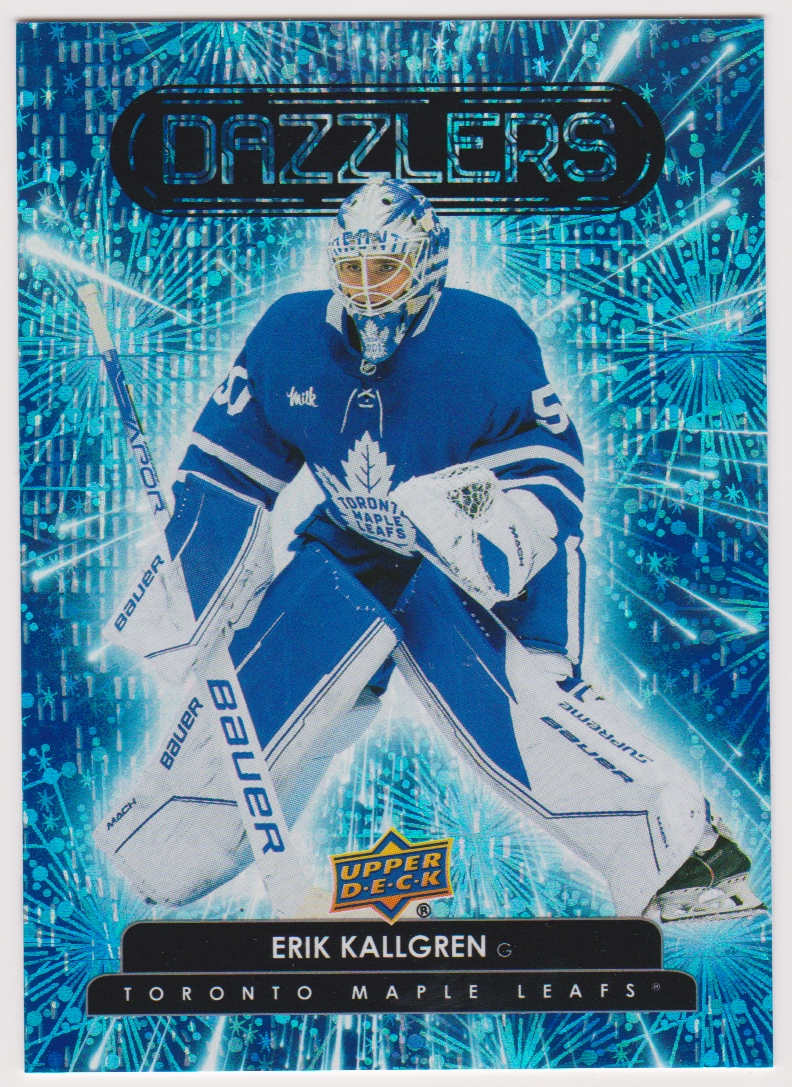 (image for) 2022-23 Upper Deck Dazzlers Blue #DZ92 Erik Kallgren