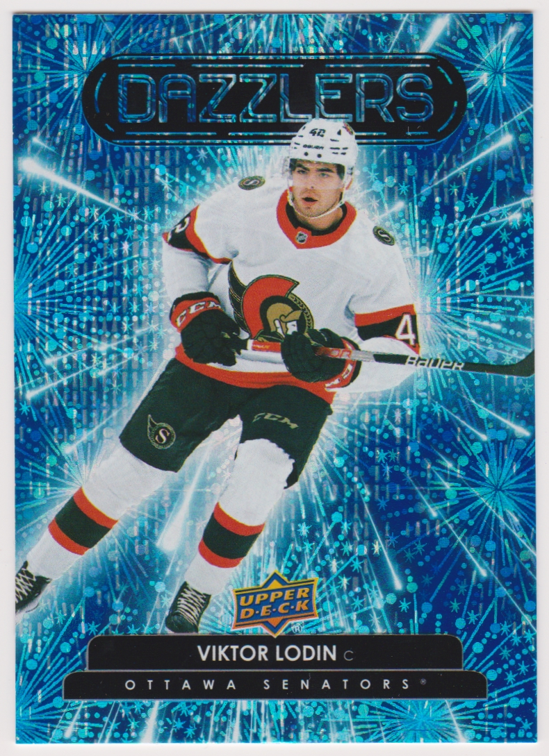 (image for) 2022-23 Upper Deck Dazzlers Blue #DZ91 Viktor Lodin