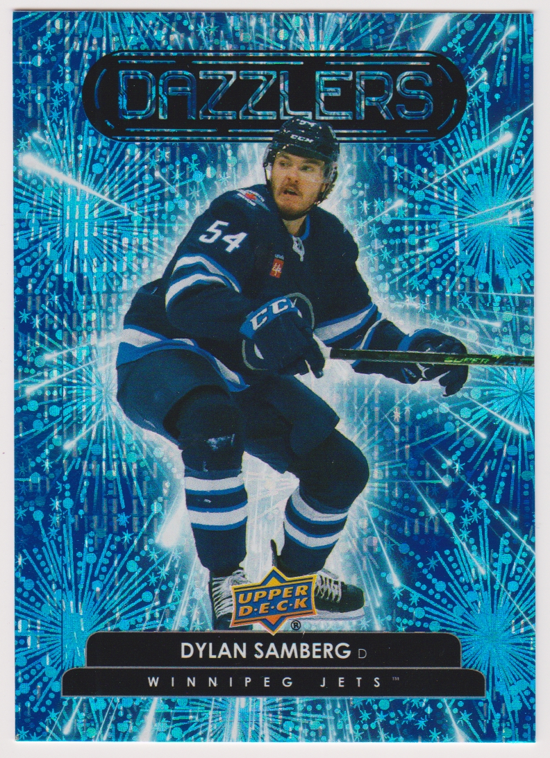 (image for) 2022-23 Upper Deck Dazzlers Blue #DZ94 Dylan Samberg