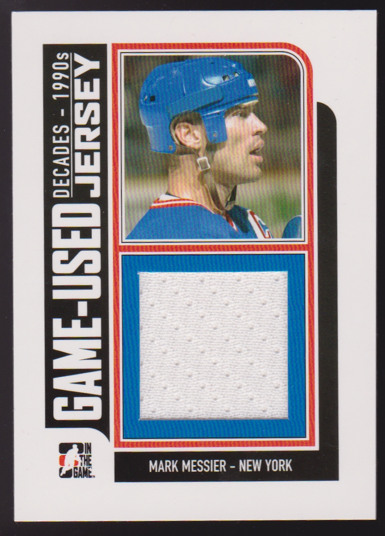 2013-14 ITG Decades 1990s Game Used Jerseys Black #M23 Mark Messier (image for) 2013-14 ITG Decades 1990s Game Used Jerseys Black #M23 Mark Messier