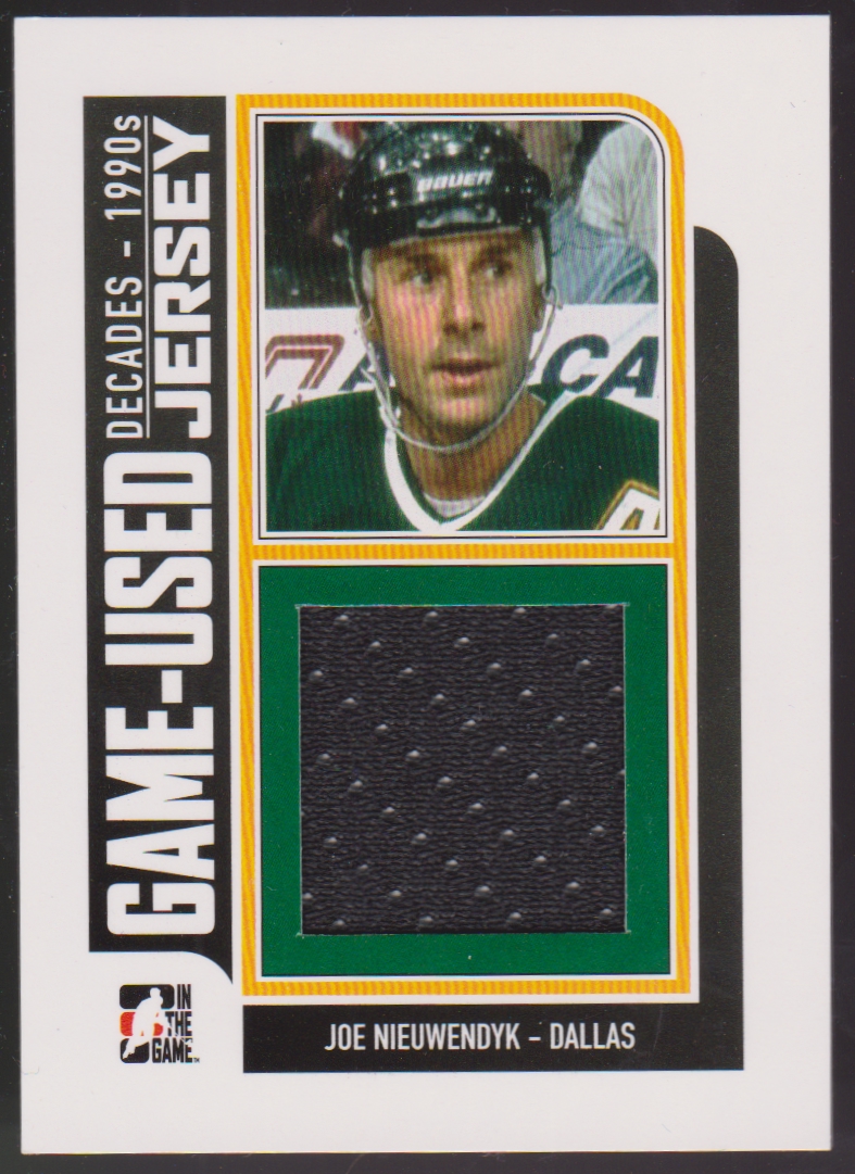 (image for) 2013-14 ITG Decades 1990s Game Used Jerseys Black #M14 Joe Nieuwendyk