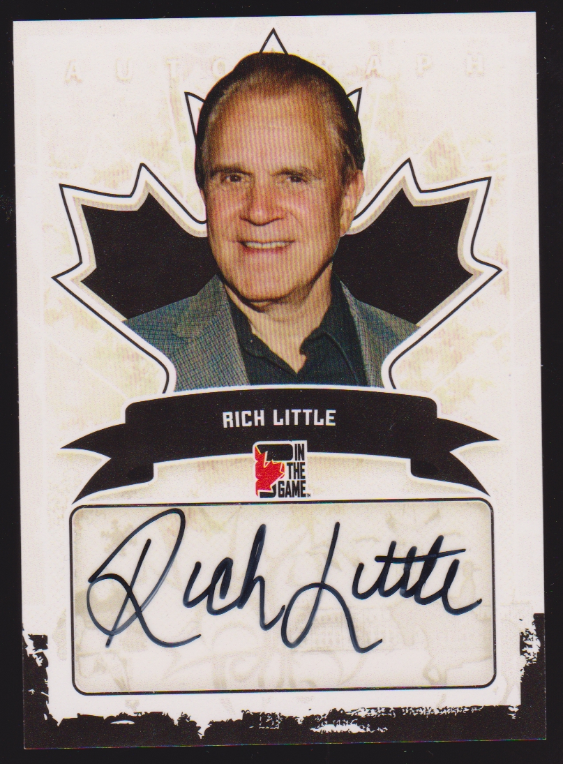 2011 In The Game Canadiana Autographs #ARL2 Rich Little (image for) 2011 In The Game Canadiana Autographs #ARL2 Rich Little