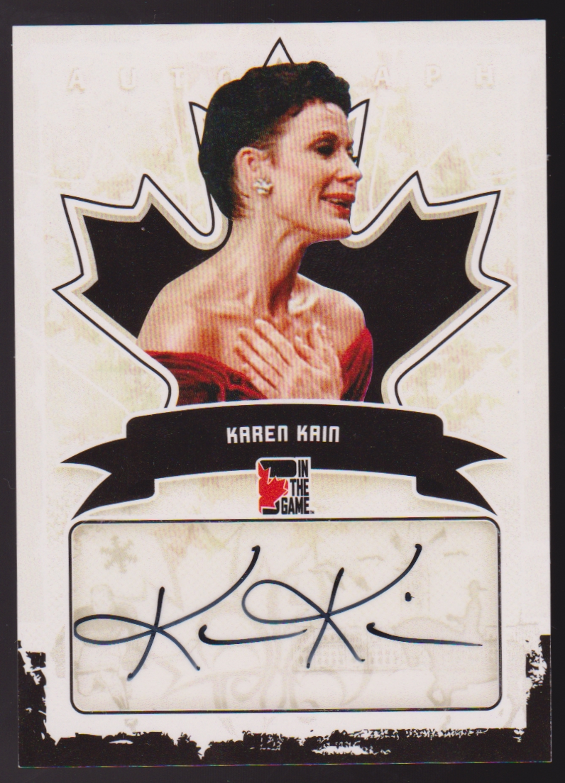 2011 In The Game Canadiana Autographs #AKK2 Karen Kain (image for) 2011 In The Game Canadiana Autographs #AKK2 Karen Kain