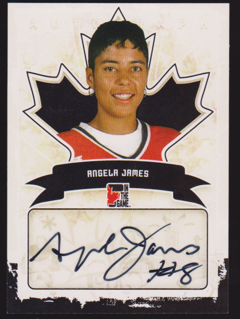 (image for) 2011 In The Game Canadiana Autographs #AAJ1 Angela James