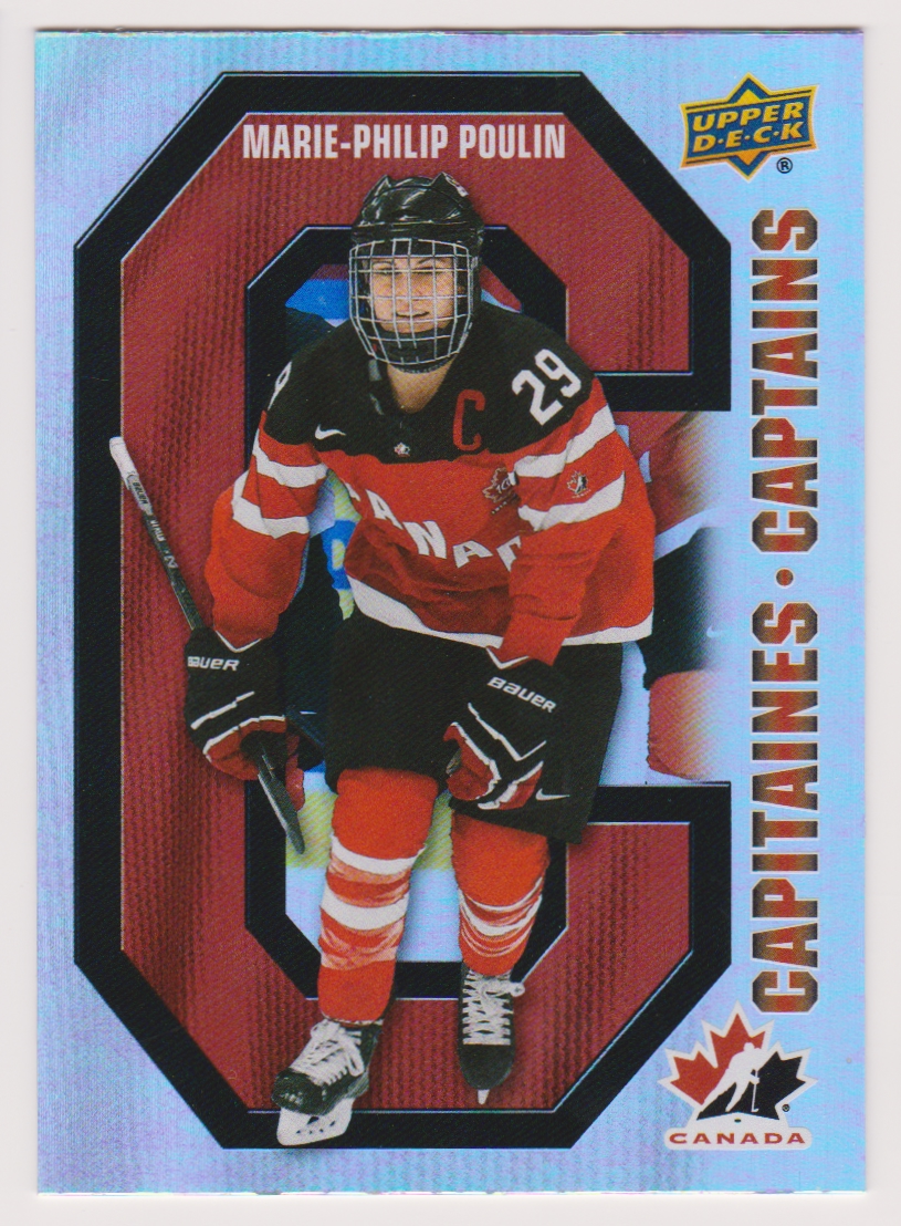 (image for) 2021-22 Upper Deck Tim Hortons Team Canada Canada's Captains #CC7 Marie-Philip Poulin
