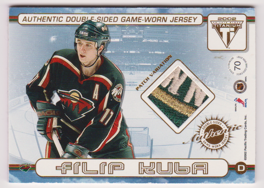 (image for) 2001-02 Titanium Double-Sided Patches #70 Jamie McLennan/Filip Kuba 022/269