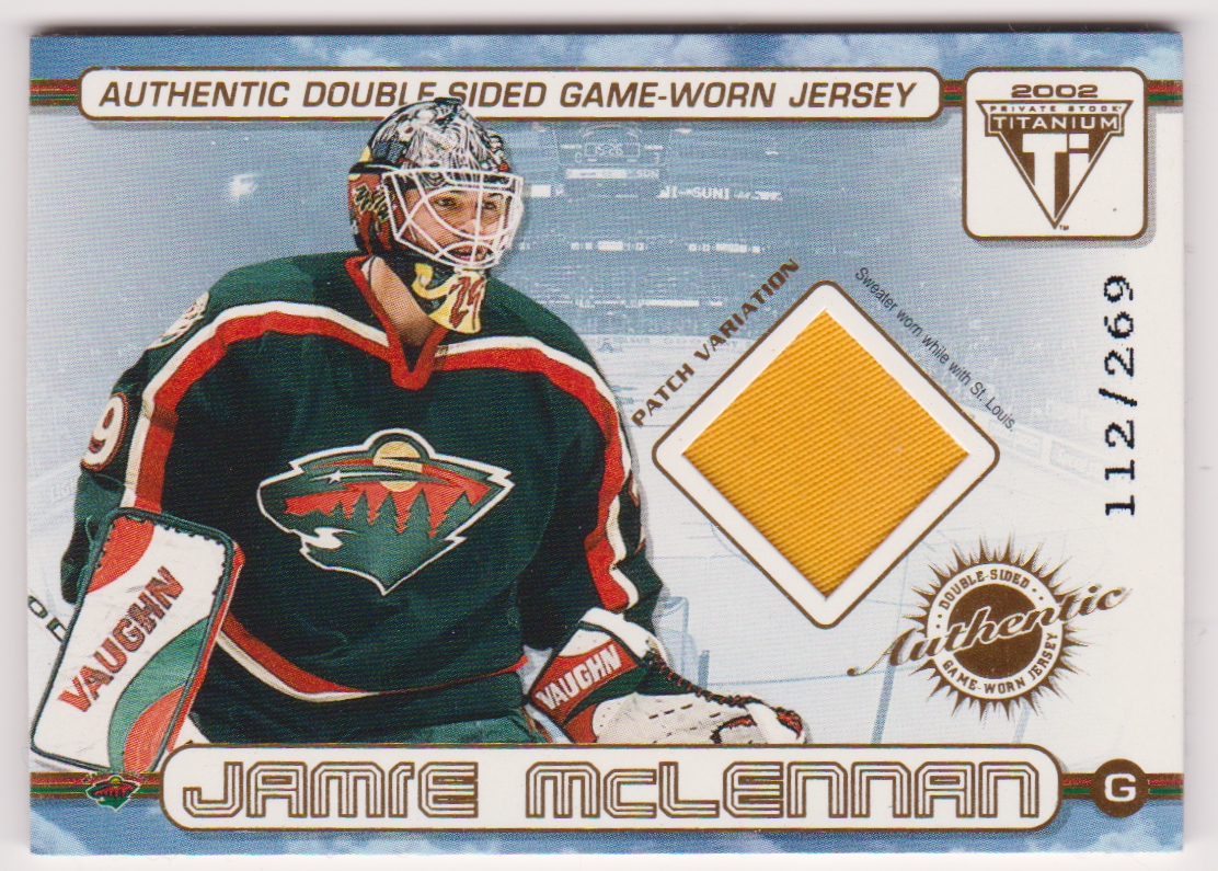 (image for) 2001-02 Titanium Double-Sided Patches #70 Jamie McLennan/Filip Kuba 112/269