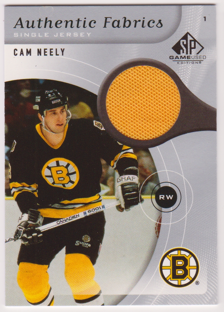 2005-06 SP Game Used Authentic Fabrics #AFCN Cam Neely (image for) 2005-06 SP Game Used Authentic Fabrics #AFCN Cam Neely