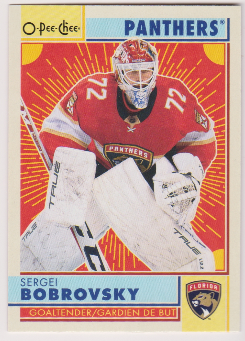 2022-23 O-Pee-Chee Retro #191 Sergei Bobrovsky (image for) 2022-23 O-Pee-Chee Retro #191 Sergei Bobrovsky