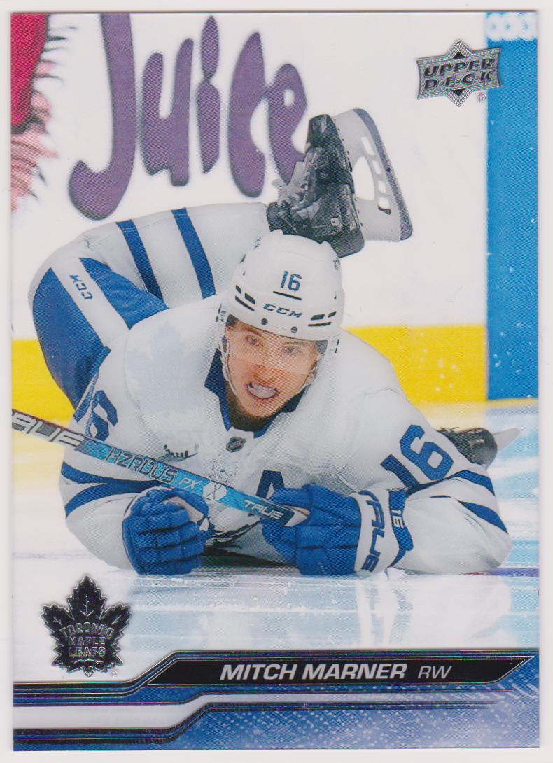 2023-24 Upper Deck Clear Cut #418 Mitch Marner (image for) 2023-24 Upper Deck Clear Cut #418 Mitch Marner