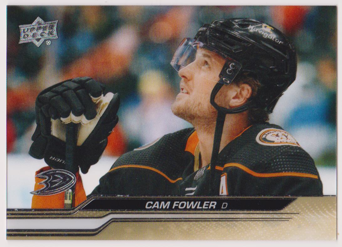 2023-24 Upper Deck Clear Cut #253 Cam Fowler (image for) 2023-24 Upper Deck Clear Cut #253 Cam Fowler