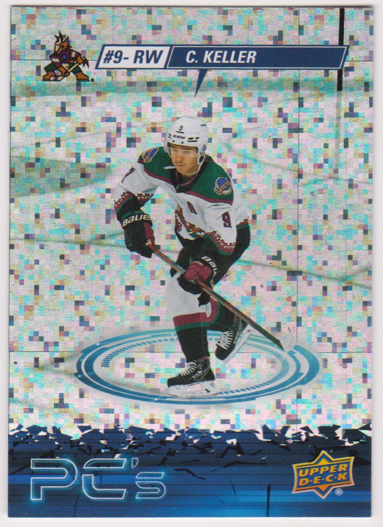2023-24 Upper Deck PC's Sparkle #PC3 Clayton Keller (image for) 2023-24 Upper Deck PC's Sparkle #PC3 Clayton Keller