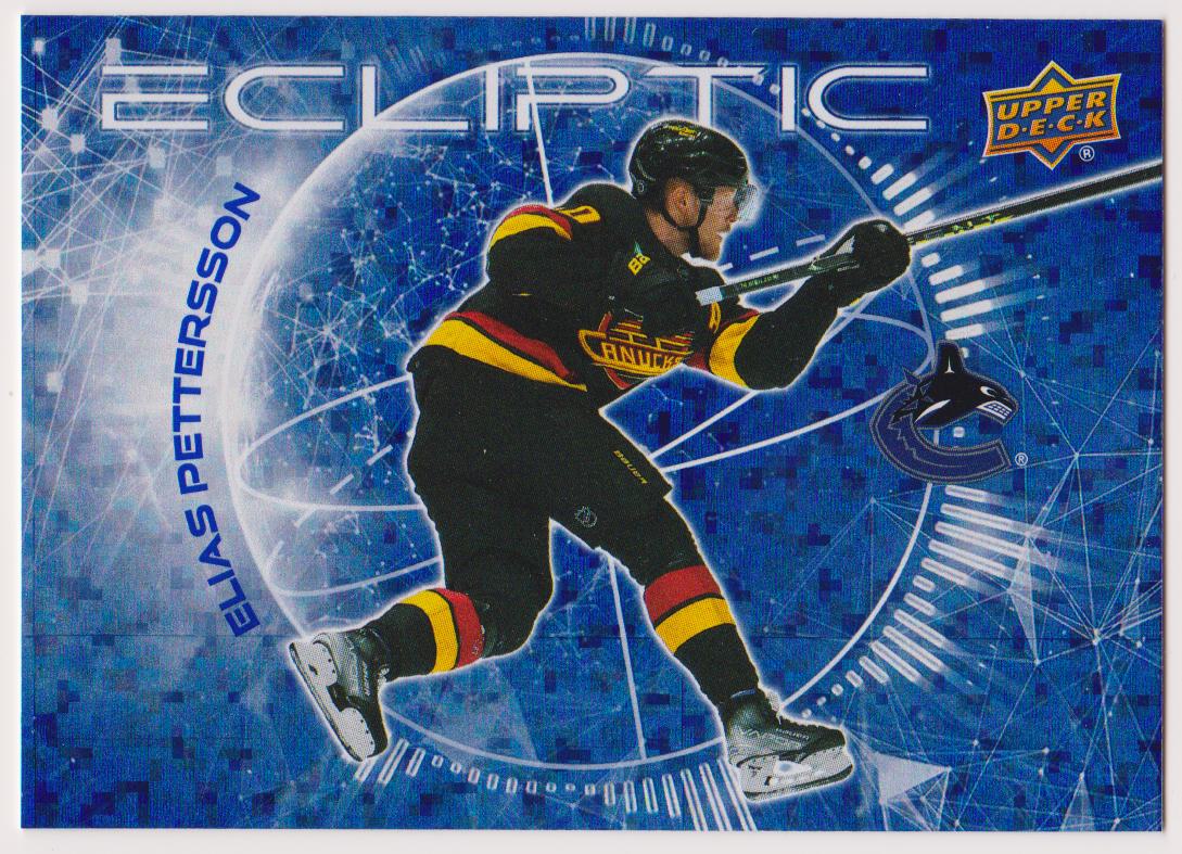 (image for) 2023-24 Upper Deck Ecliptic Sparkle #EC3 Elias Pettersson