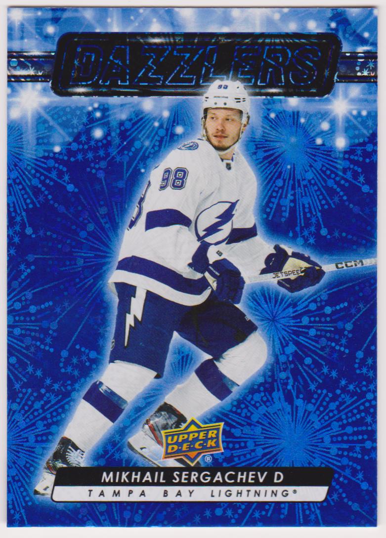 (image for) 2023-24 Upper Deck Dazzlers Blue #DZ82 Mikhail Sergachev