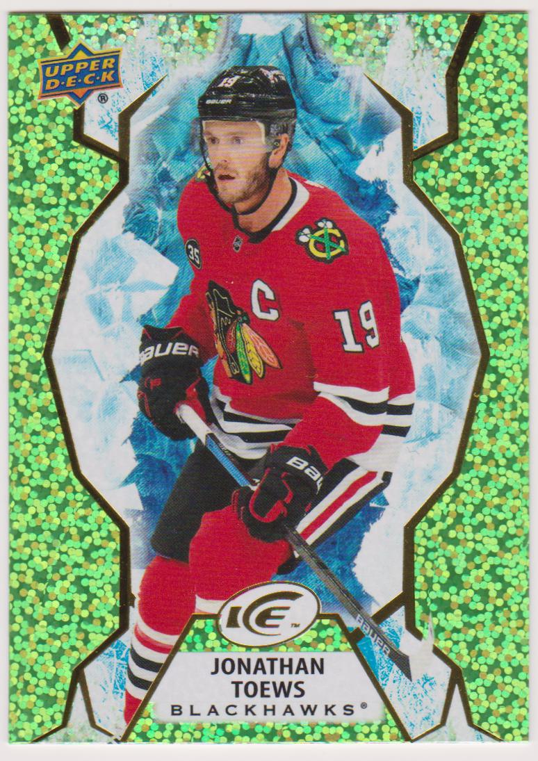 (image for) 2021-22 Upper Deck Ice Green #64 Jonathan Toews