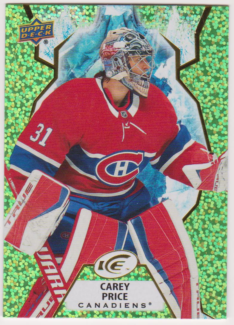 (image for) 2021-22 Upper Deck Ice Green #77 Carey Price