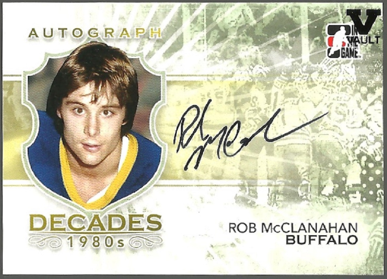 2010-11 ITG Decades 1980s Autographs #ARM2 Rob McClanahan USA (image for) 2010-11 ITG Decades 1980s Autographs #ARM2 Rob McClanahan USA